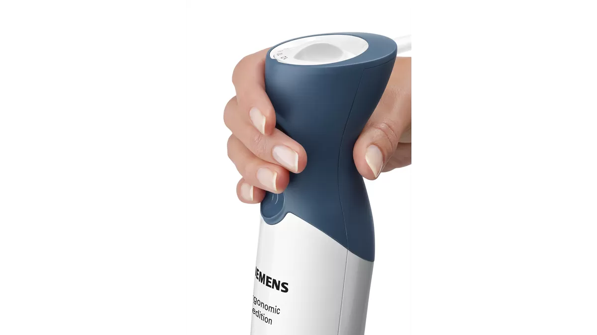 El Blenderı ergonomicEdition 600 W Beyaz, Mavi
