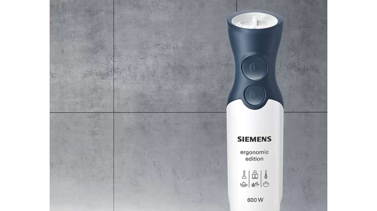 El Blenderı ergonomicEdition 600 W Beyaz, Mavi